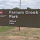 Farnum Creek Campground Entrance Sign