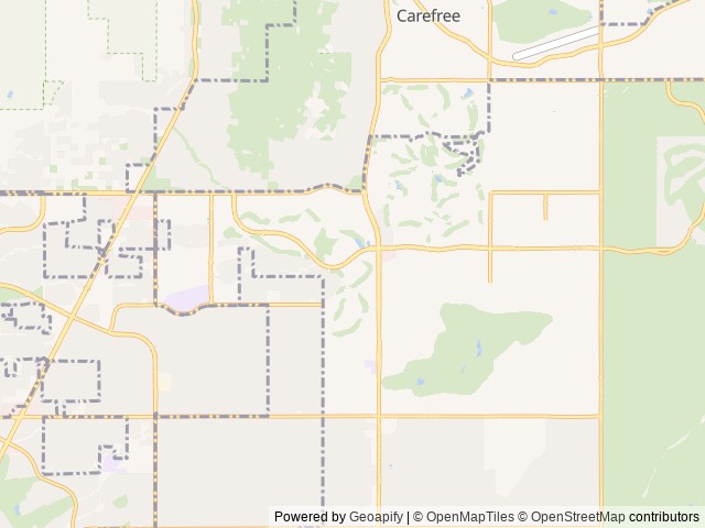 Map of The Boulders Resort & Spa location at Scottsdale, AZ, United States