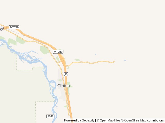 Map for 2017 Holiday Rambler Vesta 31U near Clinton, MT