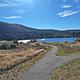 Walking path along waterfront, extends ~2 miles to Clarks Bay