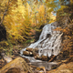 Waterfall scene within wooded grounds — highlights natural features and nearby trails/waterfalls noted in the property description (About page).