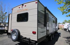 RV Trailer Delivered to Your Reserved Camping site