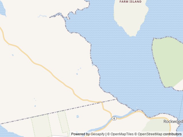 Map of The Birches Resort location at Rockwood, ME, United States