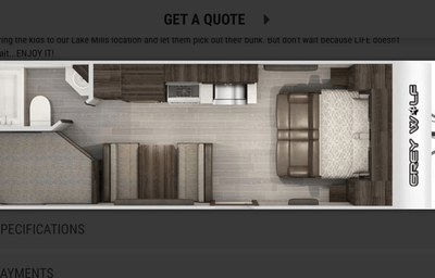 Lightweight Yet Spacious! 2020 Grey Wolf 22MKSE