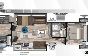 2024 Vibe 34BH - Family Bunkhouse Travel Trailer