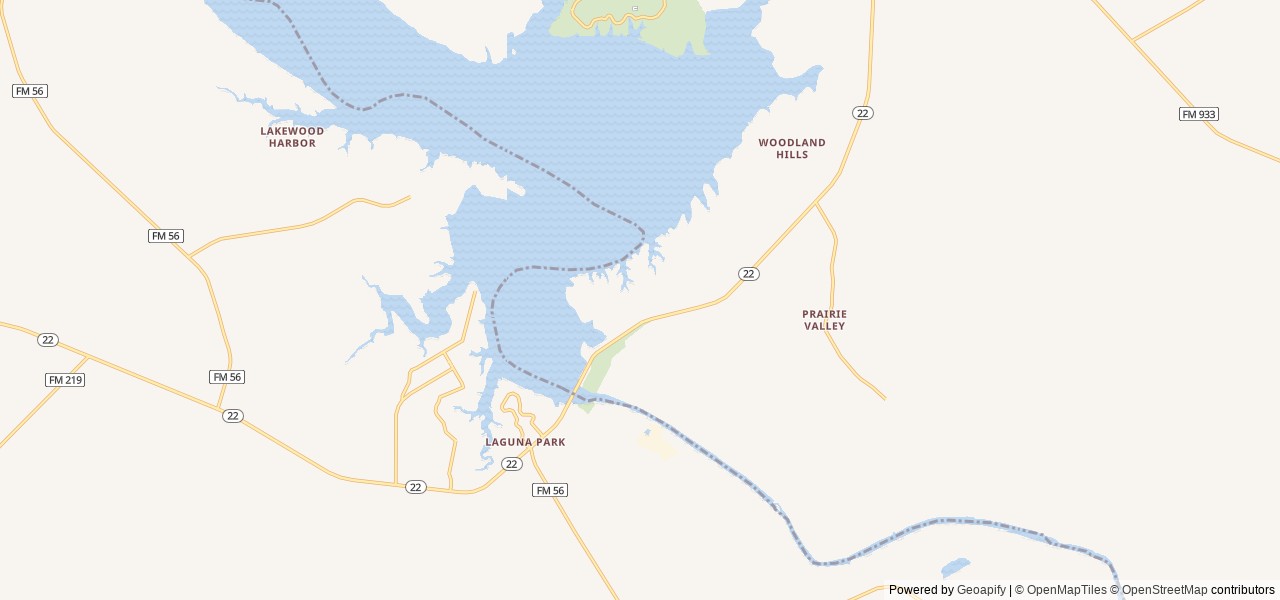 Map of Lofers Bend Day Use (TX) location at West Whitney, TX, United States