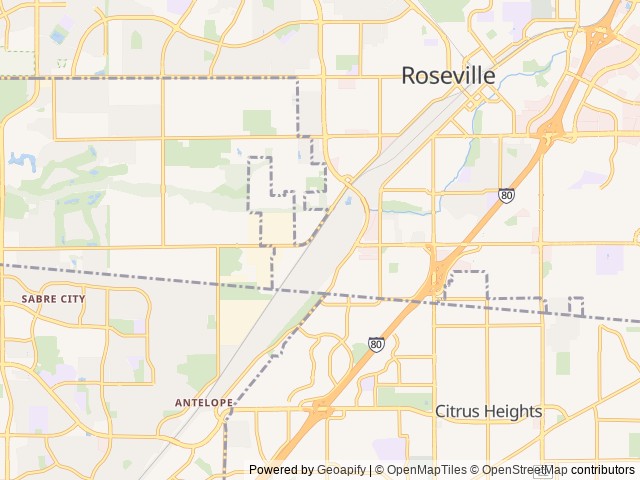 Map for 2022 Highland Ridge RV Mesa Ridge S-Lite ML241BH near Roseville, CA