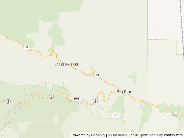 Map of Appletree Campground location at Wrightwood, CA, United States