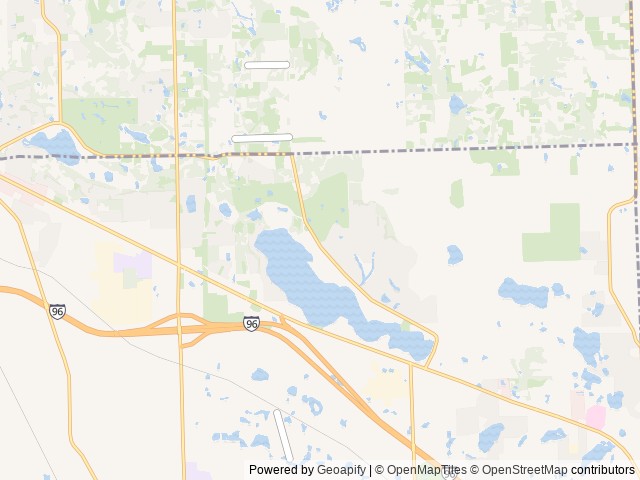 Map of Lake Chemung Outdoor Resort location at Howell, MI, United States