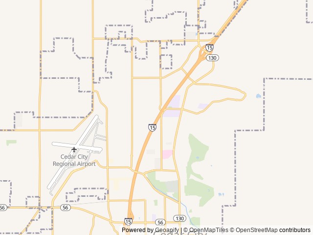 Map for Holiday Rambler Admiral 32V near Cedar City, UT