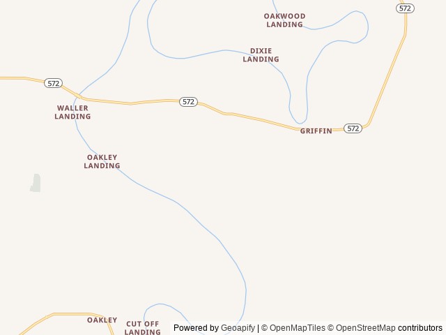 Map of Heavenly Acres RV Park location at Gilbert, LA, United States