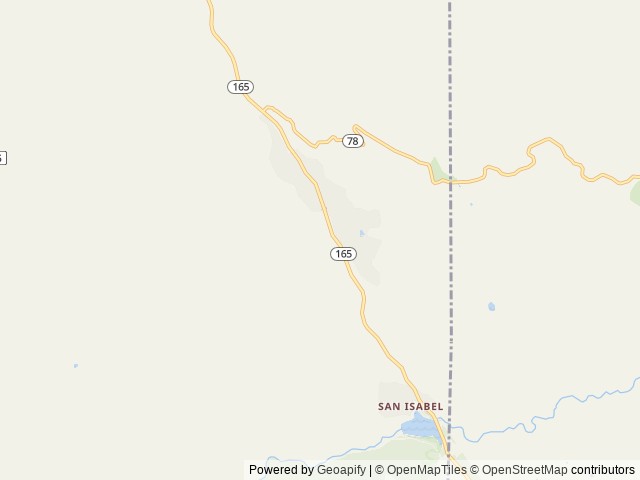Map of Aspen Acres Campground location at Rye, CO, United States