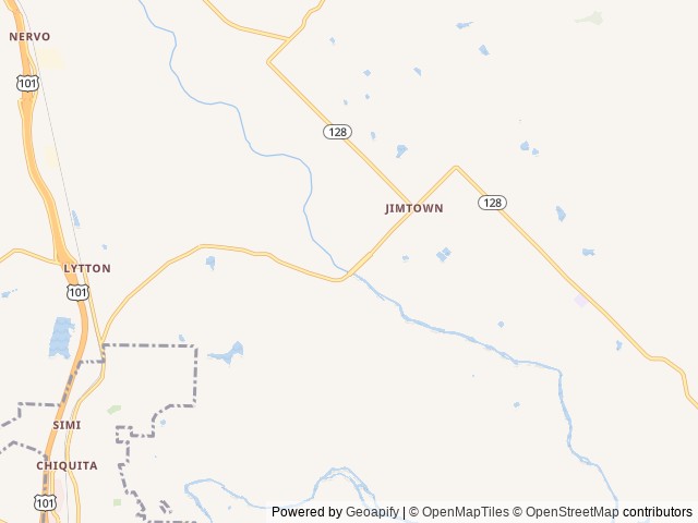 Map of Wildhaven Sonoma location at Healdsburg, CA, United States