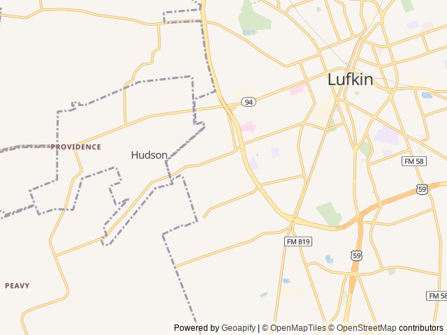 Map for Your Petite Paradise awaits! near Lufkin, LA