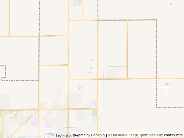 Map of RESET Hotel Joshua Tree location at Twentynine Palms, CA, United States