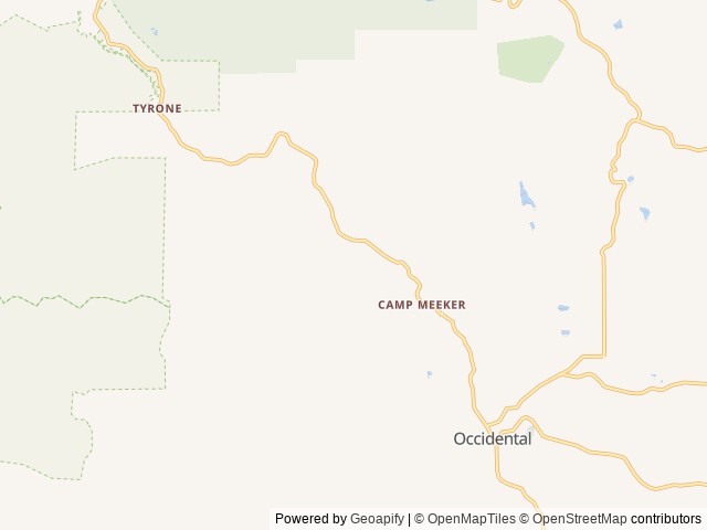Map of Sonoma Zipline Adventure location at Occidental, CA, United States