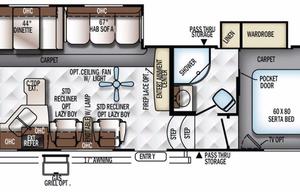 2017 Forest River RV Rockwood Signature Ultra Lite 8280WS RV rental photo 3