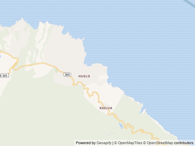 Map of Maui Eco Retreat location at Haiku, HI, United States