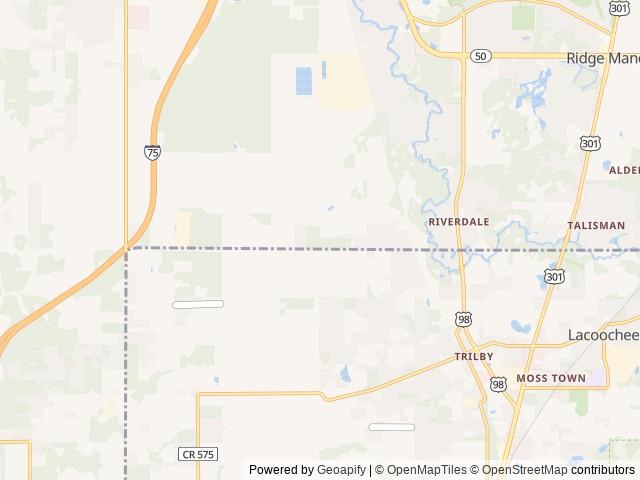 Map for Cozy Camper - Short Notice & Pet Friendly near Dade City, FL