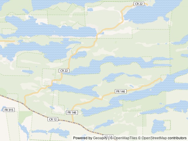 Map of Golden Eagle Lodge Campground location at Grand Marais, MN, United States