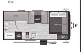 2024 Keystone RV Hideout Sport Single Axle 175BH RV rental photo 2