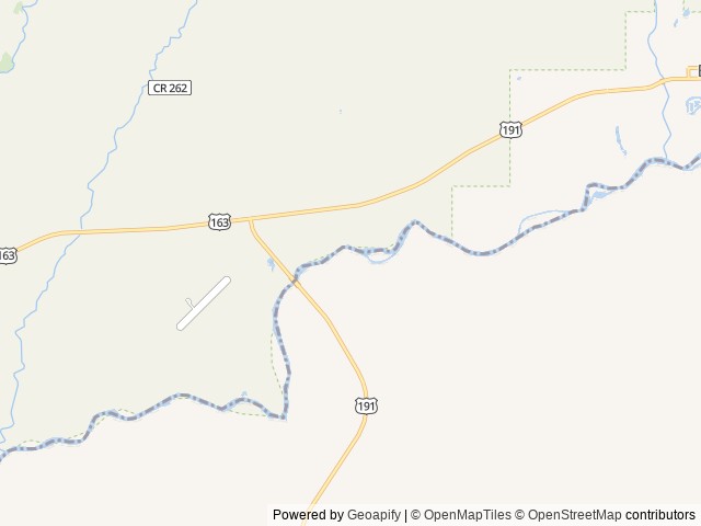 Map of Sand Island Group Sites location at Monticello, UT, United States