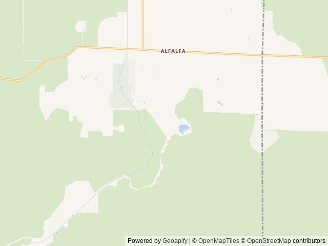 Map of Reynolds Pond Recreation Site location at Prineville, OR, United States