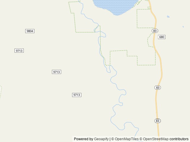 Map of Mission Lookout location at Bigfork, MT, United States