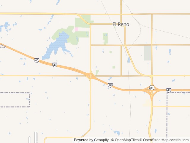 Map for 2022 Jay Flight SLX 7 174BH near El Reno, OK