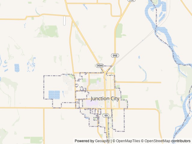 Map for 2024 Coleman Coleman Lantern LT 17B near Junction City, OR