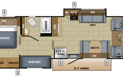 The Bunkhouse Motorhome | Sleeps 8