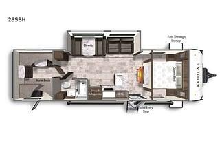 2 bedroom☆quad BUNKS☆