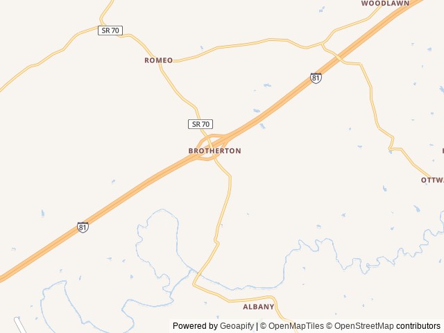 Map of Love's RV Hookup-Bulls Gap TN 787 location at Mosheim, TN, United States