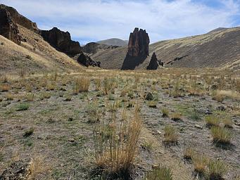 View from the campground