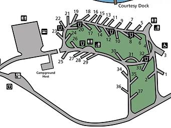 Hunters Campground Map