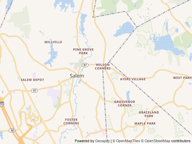Map for 2018 Forest River Acadia 29LT Travel Trailer near Salem, MA