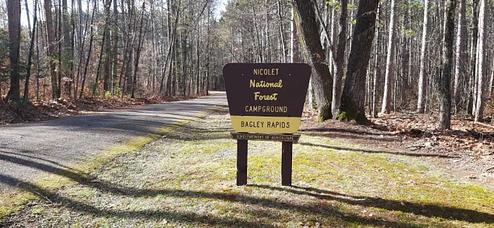 A photo of facility Bagley Rapids Campground 