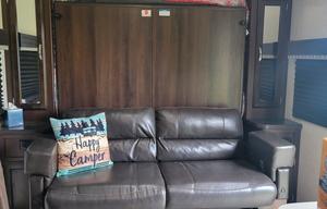 Dog friendly camper with outdoor kitchen