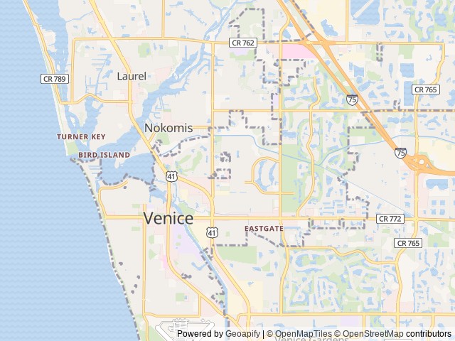Map for 2019 Grand Design Imagine 2400BH near Venice, FL
