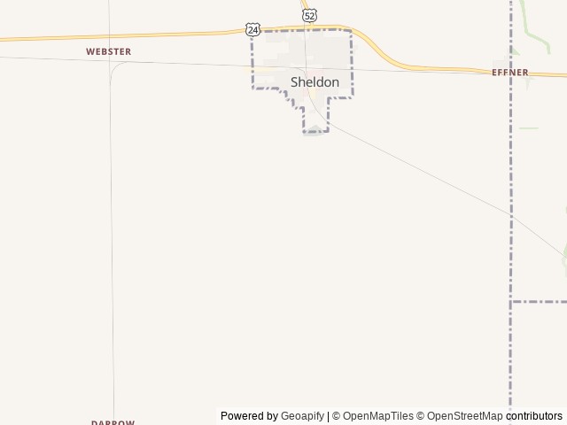 Map for Relax with Heartland Wilderness 2500RL near Sheldon, IL