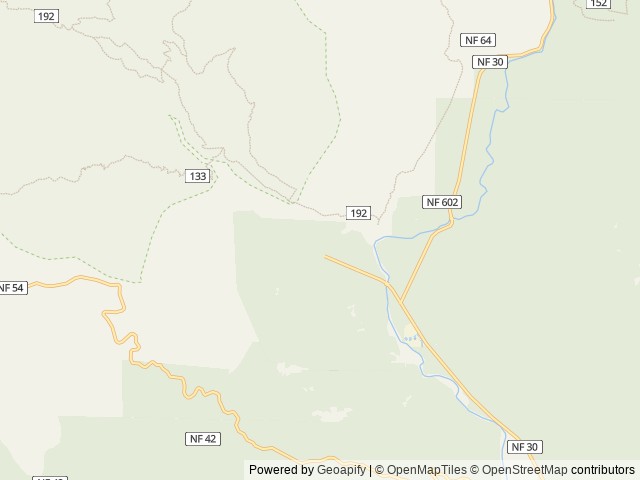 Map of Govt Mineral Springs Guard Sta location at Trout Lake, WA, United States