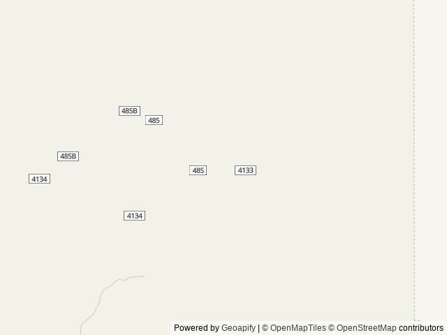 Map of Granite Butte Lookout location at Lincoln, MT, United States
