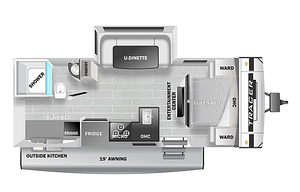 Full bunks★SLIDEOUT ★NEW★outdoor kitchen