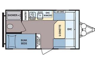2017 Dutchmen RV Coleman Lantern LT Series 15BH