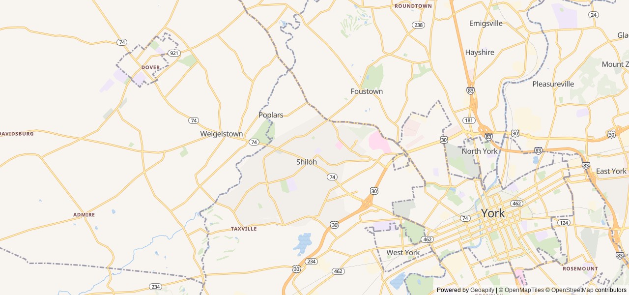 Map for 2022 Jayco Jay Flight 264BH Family Adventure Ready near York, VA