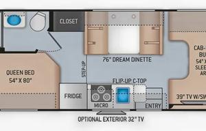 C2 Luxury Thor Chateau 22e -Starlink WiFi Equipped