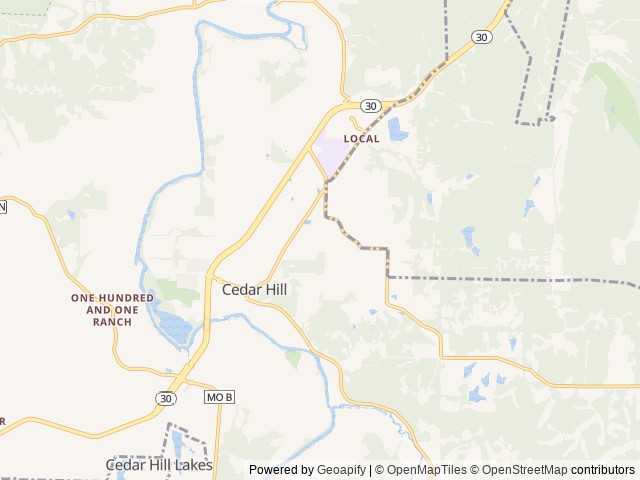 Map for The Outdoor Inn: 2021 Keystone RV Passport 219BH near Cedar Hill, MO