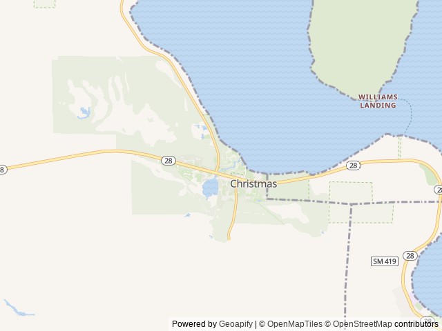 Map of Bay Furnace Campground location at Munising, MI, United States