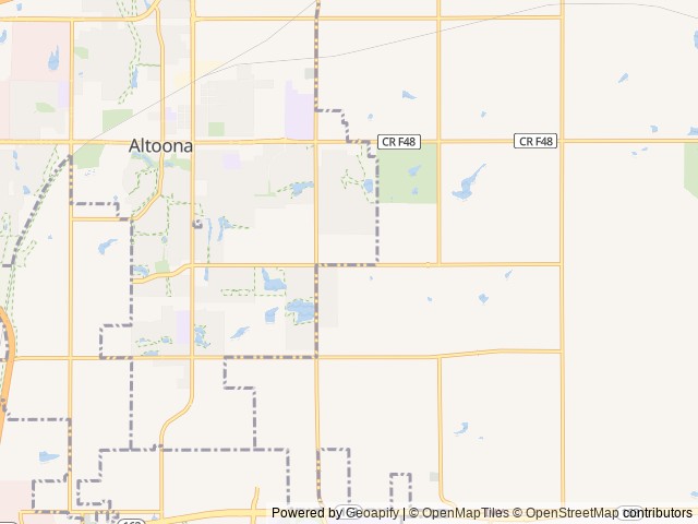 Map for Modern Family Friendly Camper near Altoona, IA