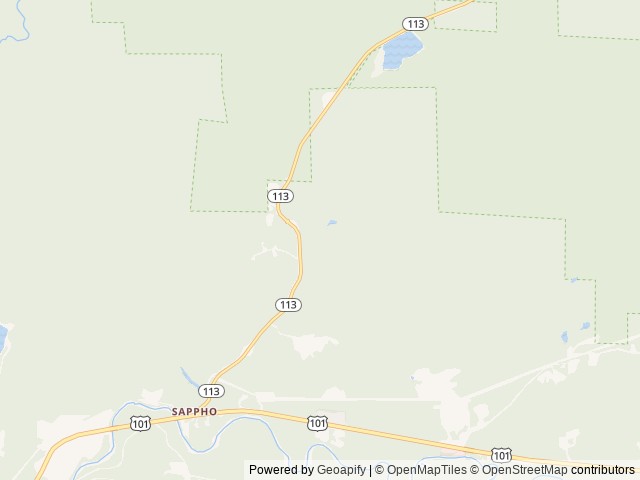 Map of Misty Willow's Farm and Camp location at Beaver, WA, United States